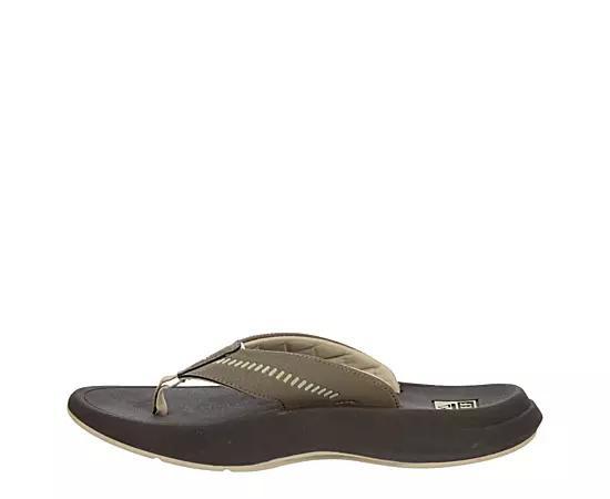 REEF Swellsole Rover Men's Flip-Flop Sandals, Size: 9, Black Product Image