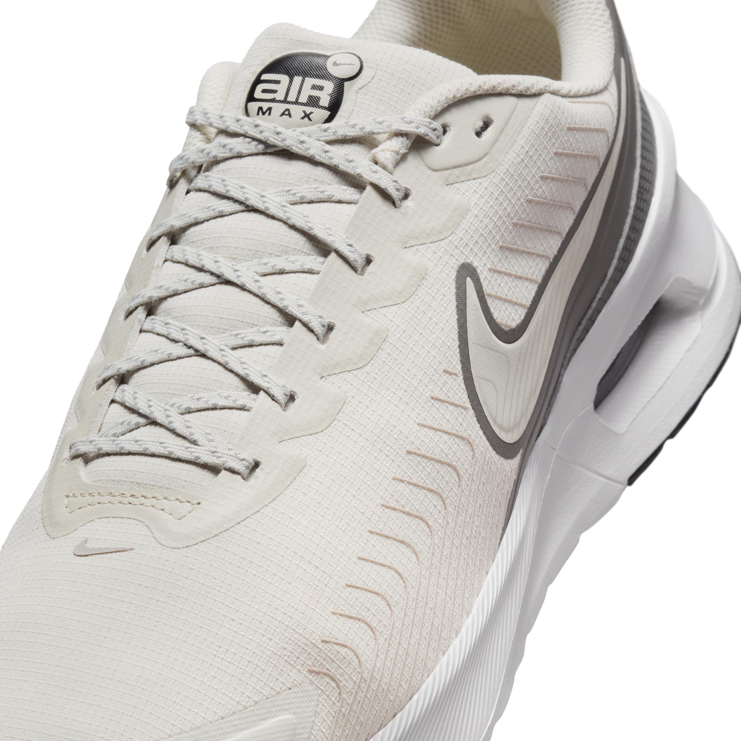 Nike Air Max Nuaxis Men's Running Shoes, Women's, Size: 8.5, Light Bone Silver Product Image