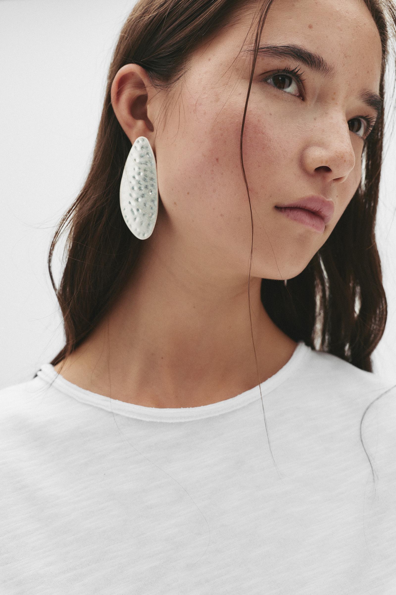 Maxi teardrop earrings Product Image