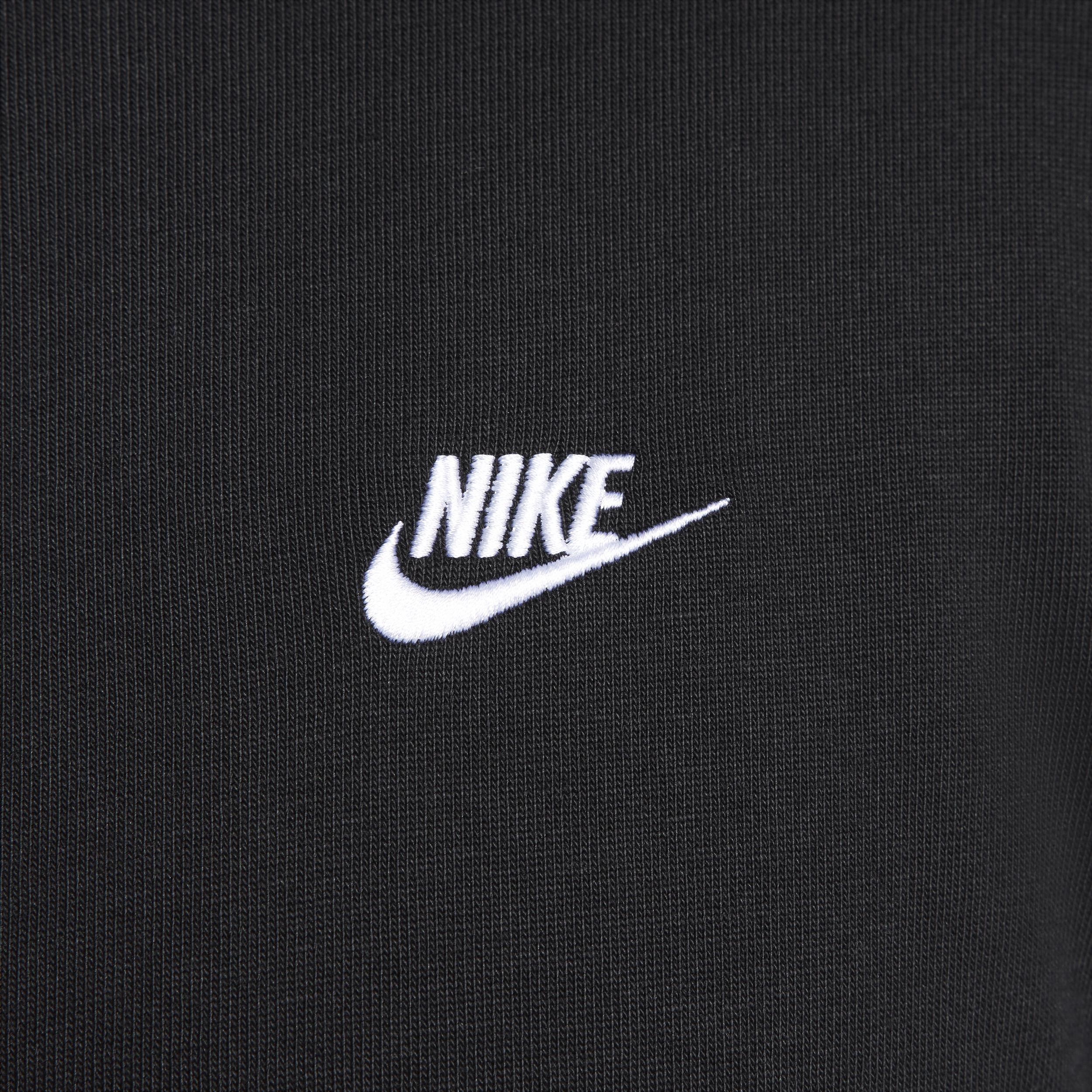 Men's Nike Club Knit Jacket, Size: Medium, Black Product Image