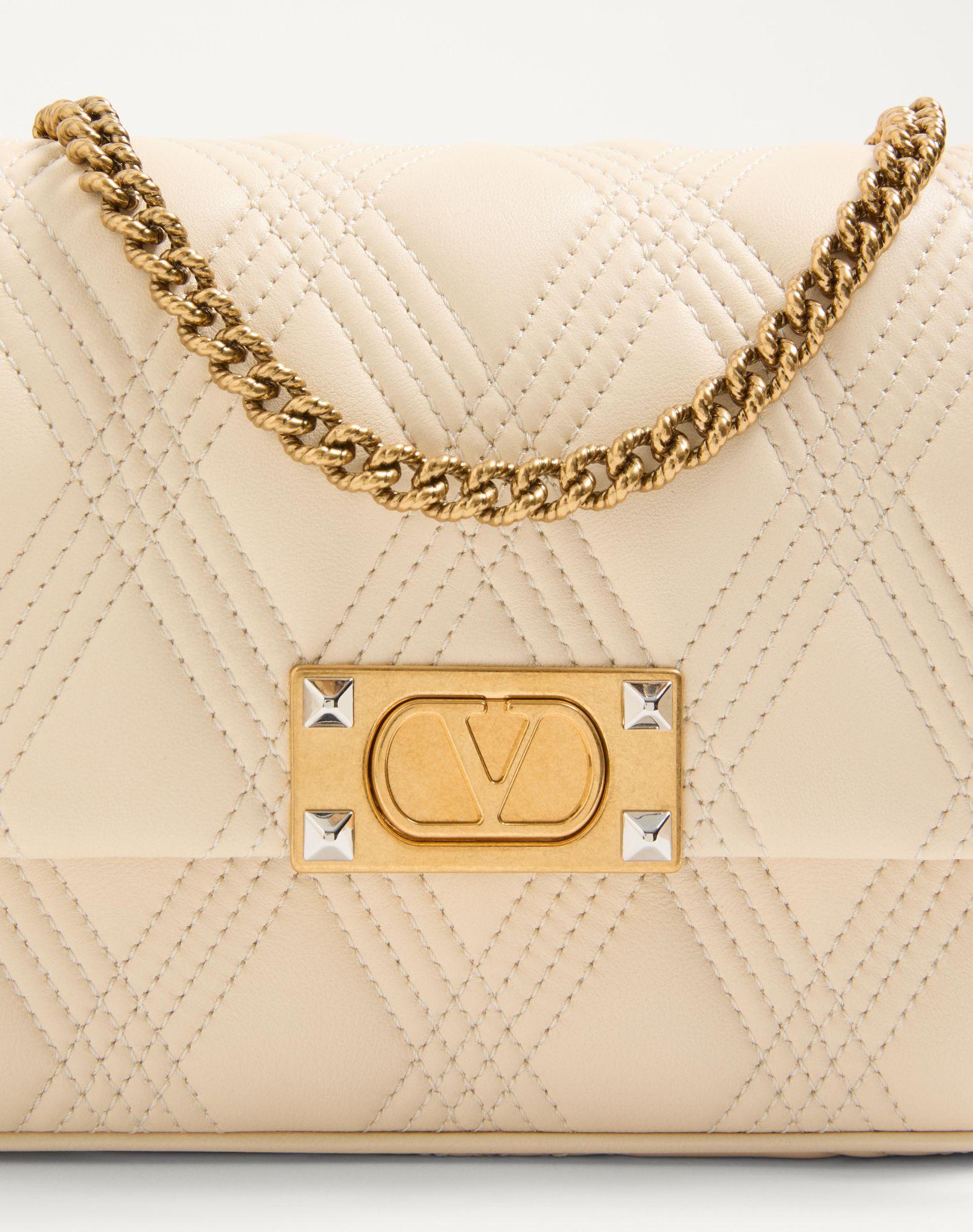 Valentino Garavani Quiltie 67 Medium Shoulder Bag In Quilted Nappa Leather Product Image