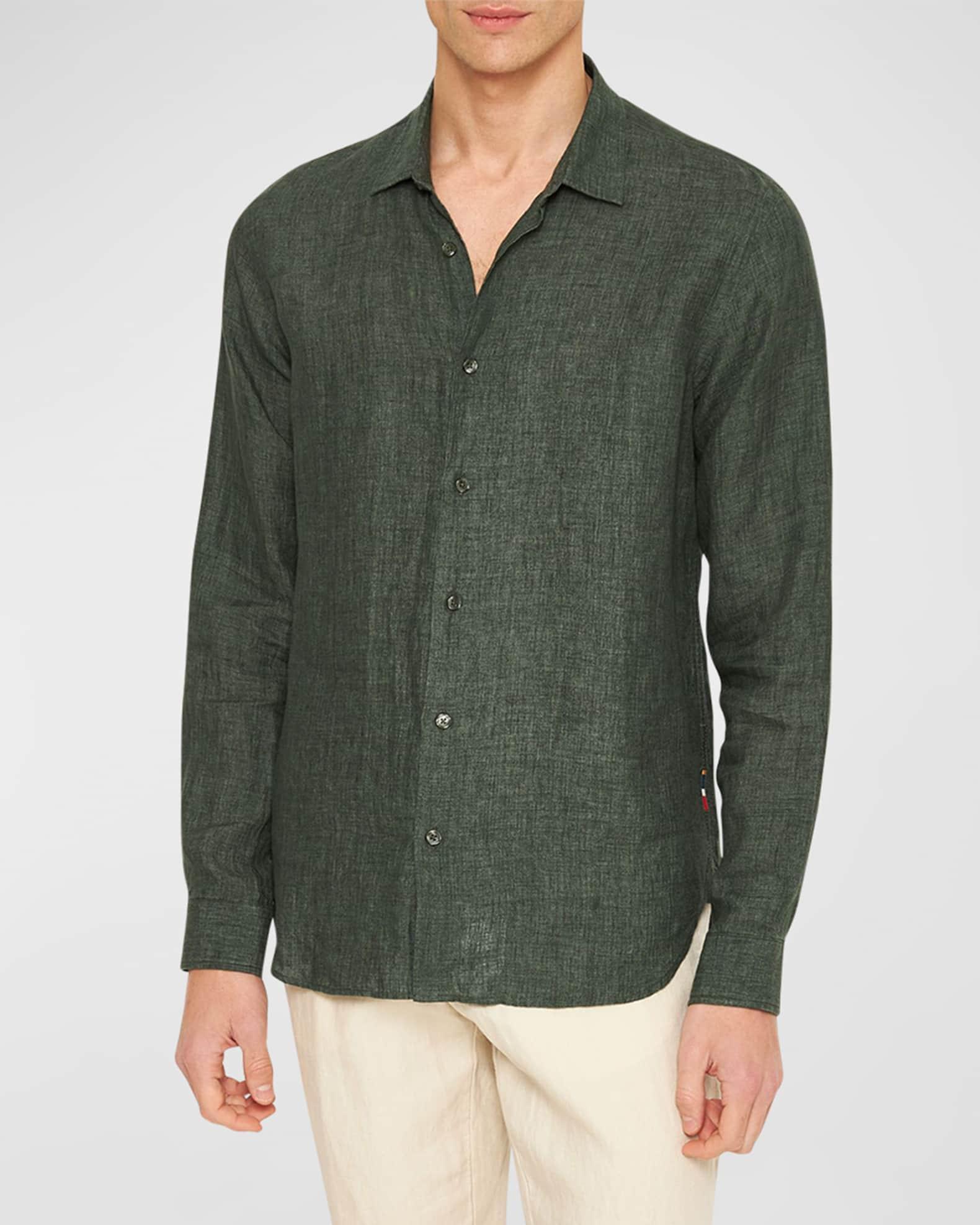 Men's Giles Linen Sport Shirt Product Image