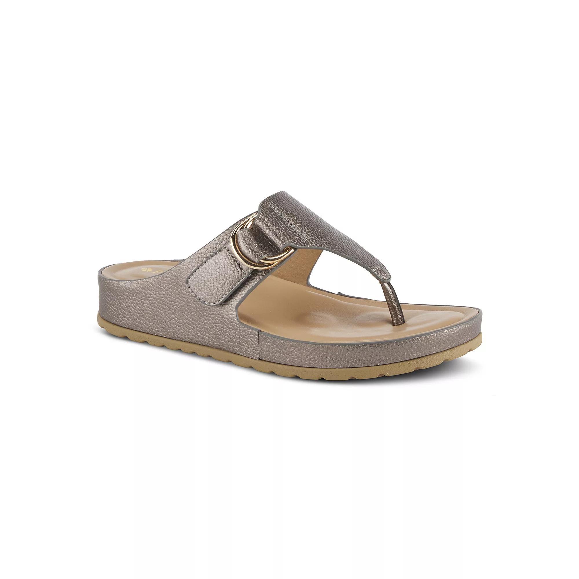 Patrizia Rozeta Women's Thong Sandals, Size: 41, Gold Product Image