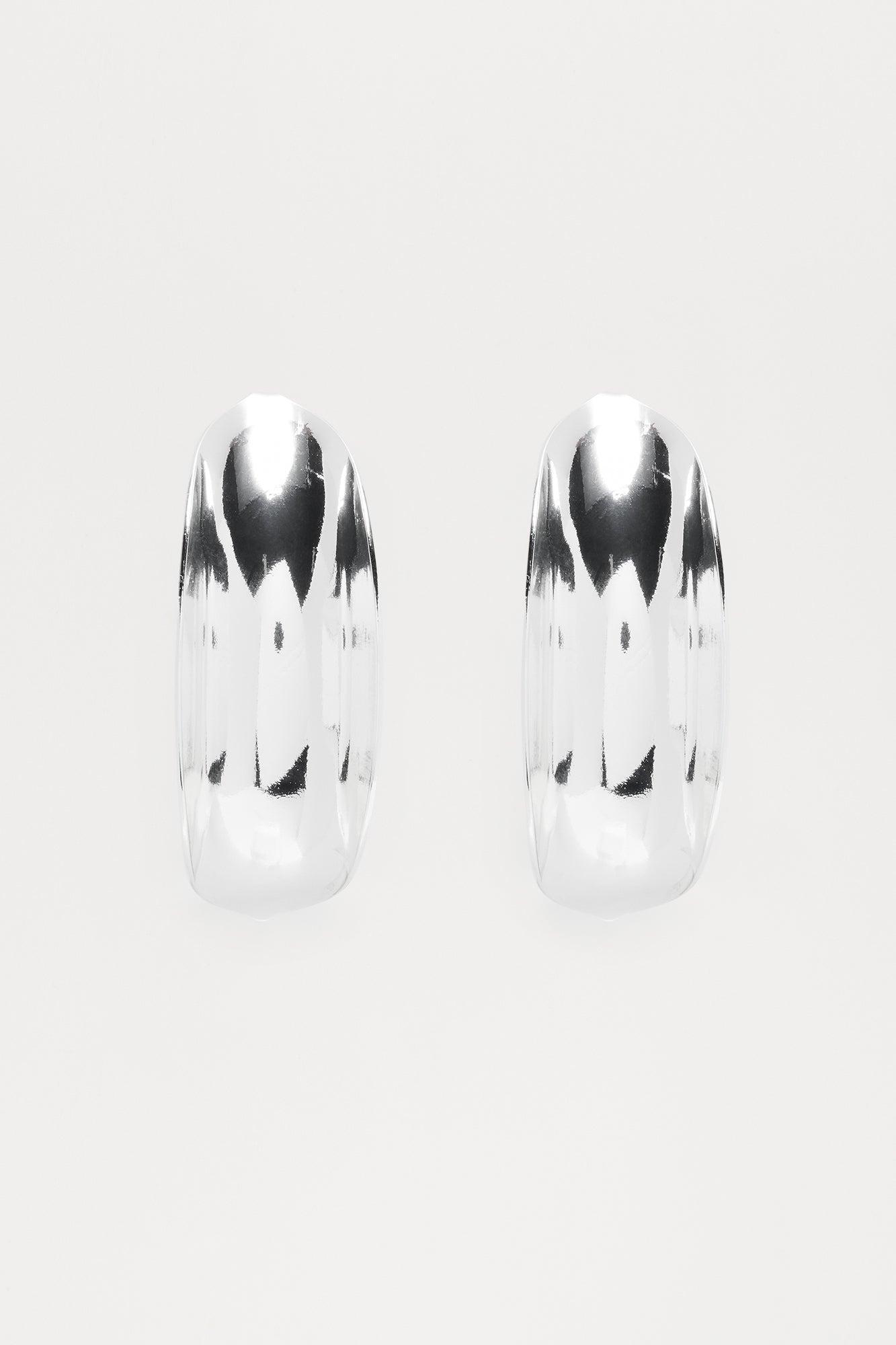 Over The Moon Earrings - Silver Product Image