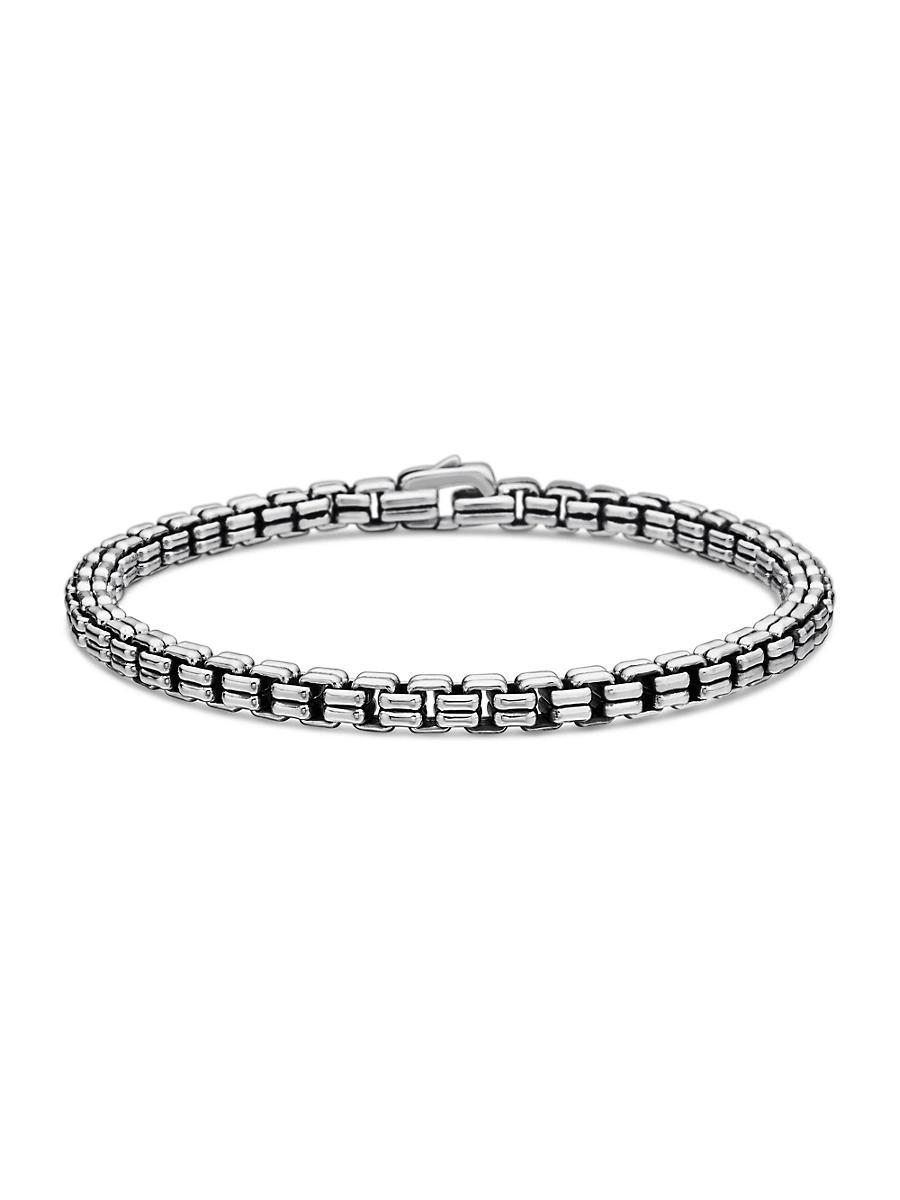 Mens Double Box Chain Bracelet Product Image