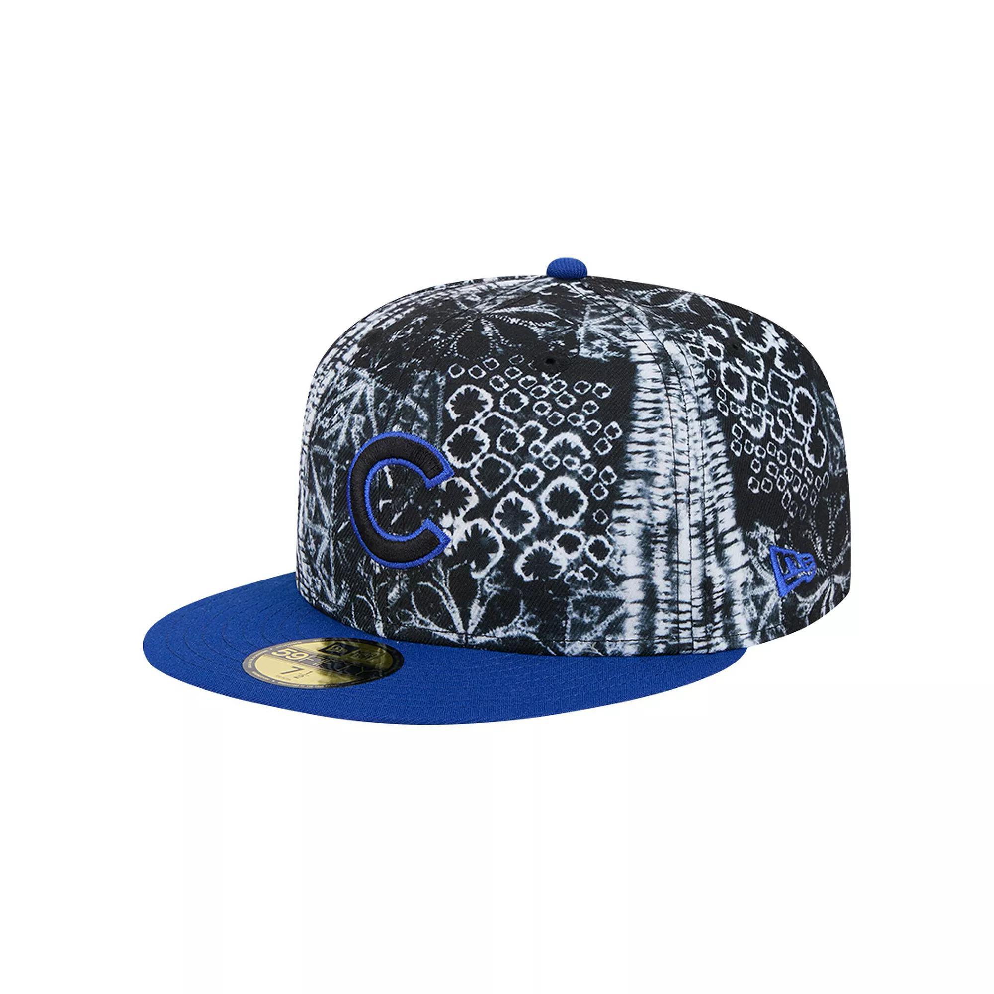 Men's New Era Black Chicago Cubs Sands 59FIFTY Fitted Hat, Size: 7 1/2 Product Image