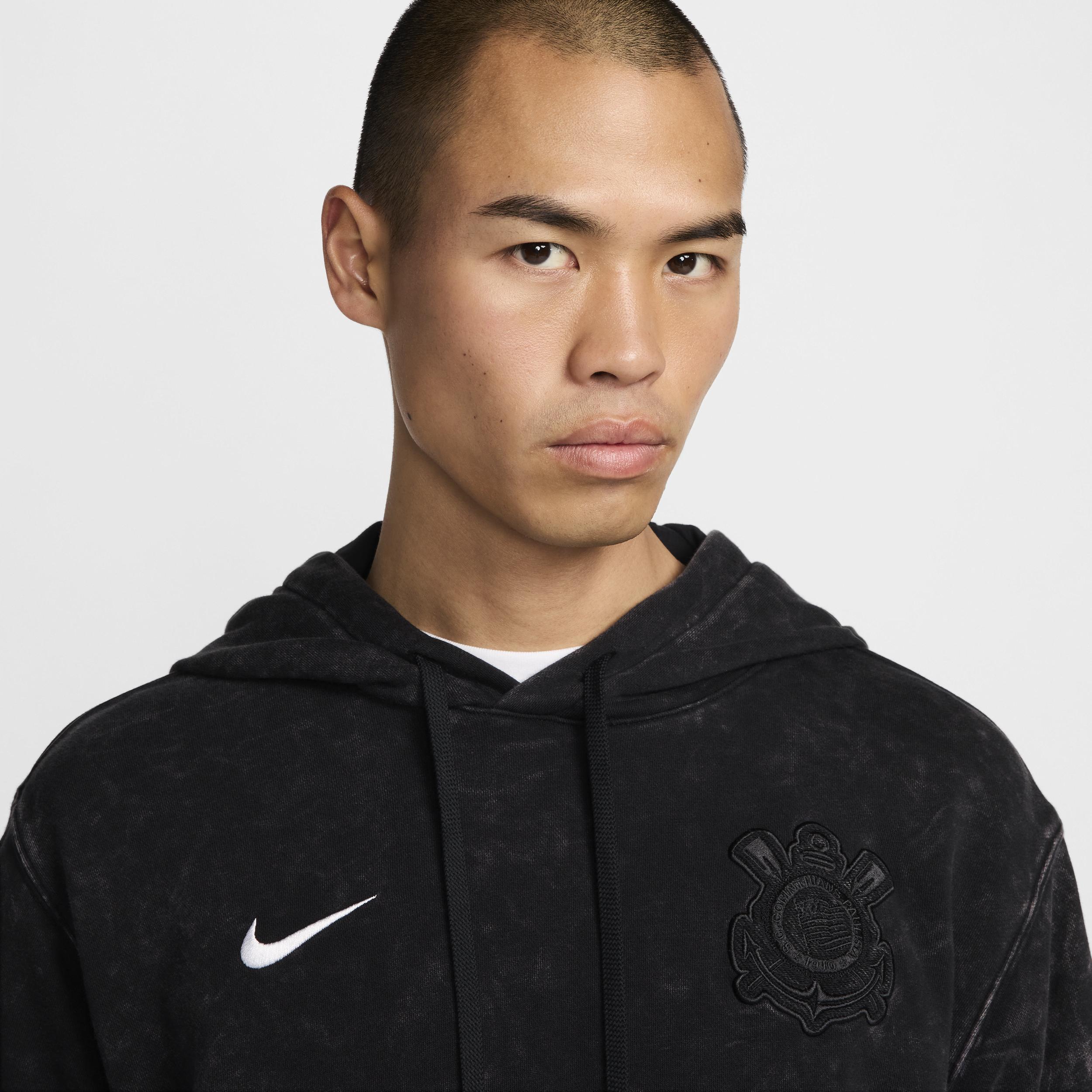 S.C. Corinthians Club Nike Men's Soccer French Terry Pullover Hoodie Product Image