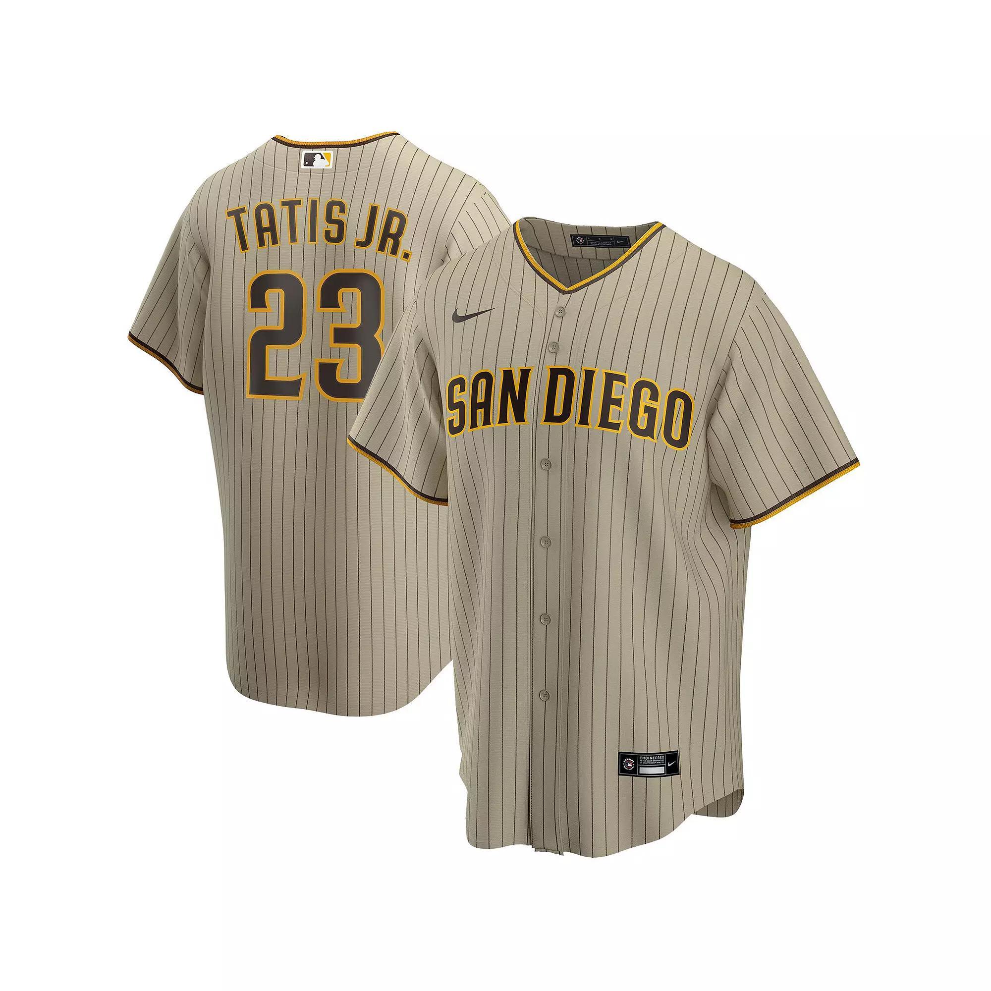Mens Nike Fernando Tatis Jr. Tan San Diego Padres Alternate Replica Player Jersey Product Image