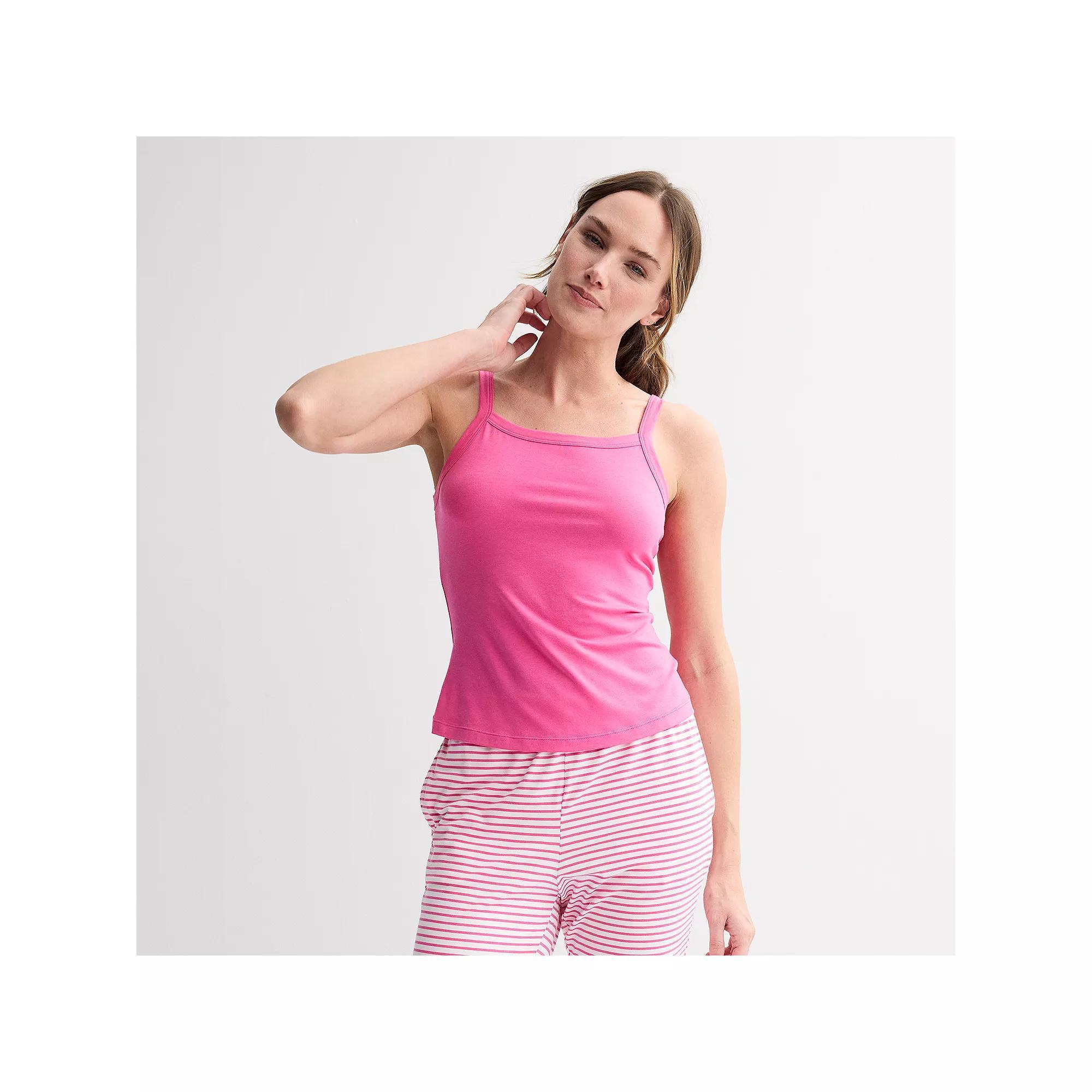 Women's Sonoma Goods For Life® Pajama Cami, Size: XS, Pink Theme Product Image
