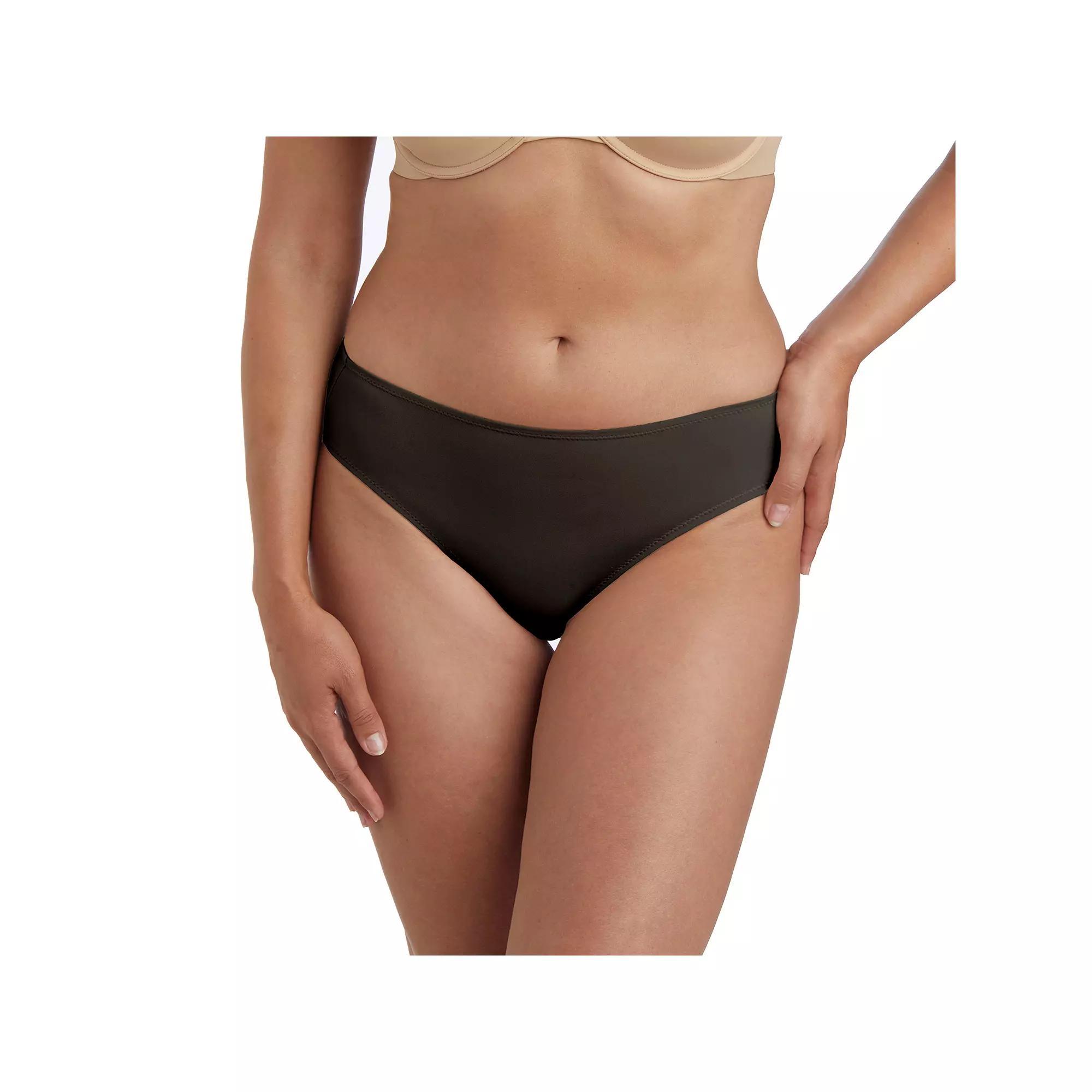 Women's Naomi and Nicole® Panties No Show, No Lines Hipster Panty A213, Size: Large, Deep Black Product Image