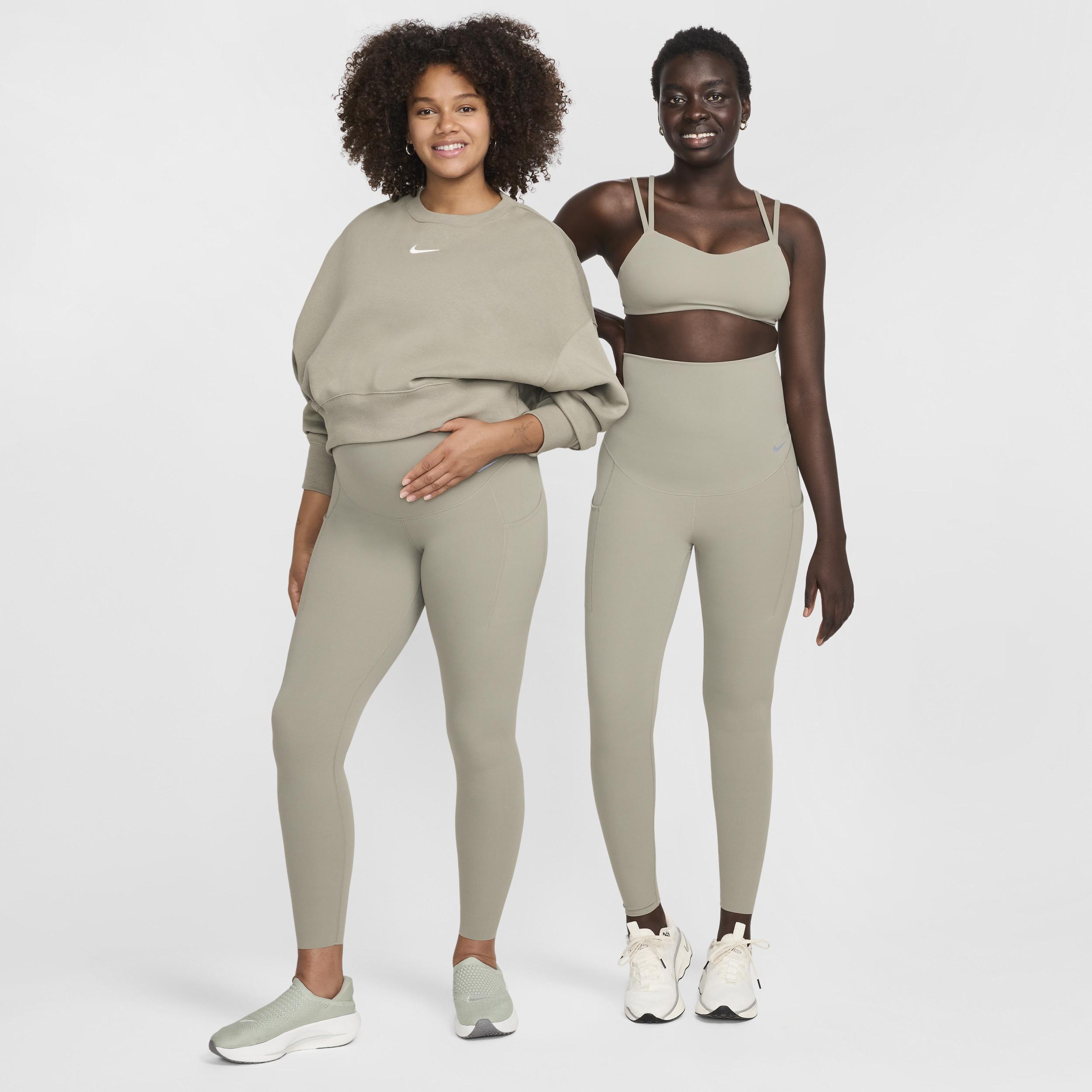 Nike Womens Zenvy (M) Gentle-Support High-Waisted 7/8 Leggings with Pockets (Maternity) Product Image