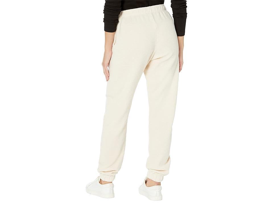 MONROW Teddy Fleece Sweatpants (Off Women's Clothing Product Image