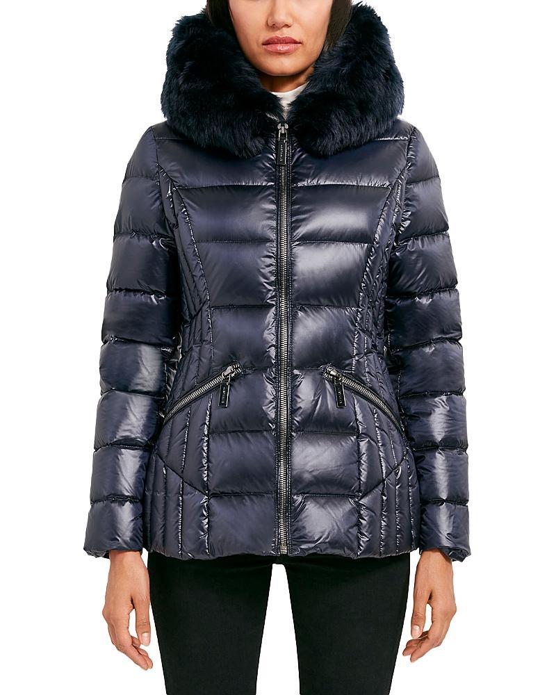 Dawn Levy Nikki Shearling Trim Puffer Coat Product Image