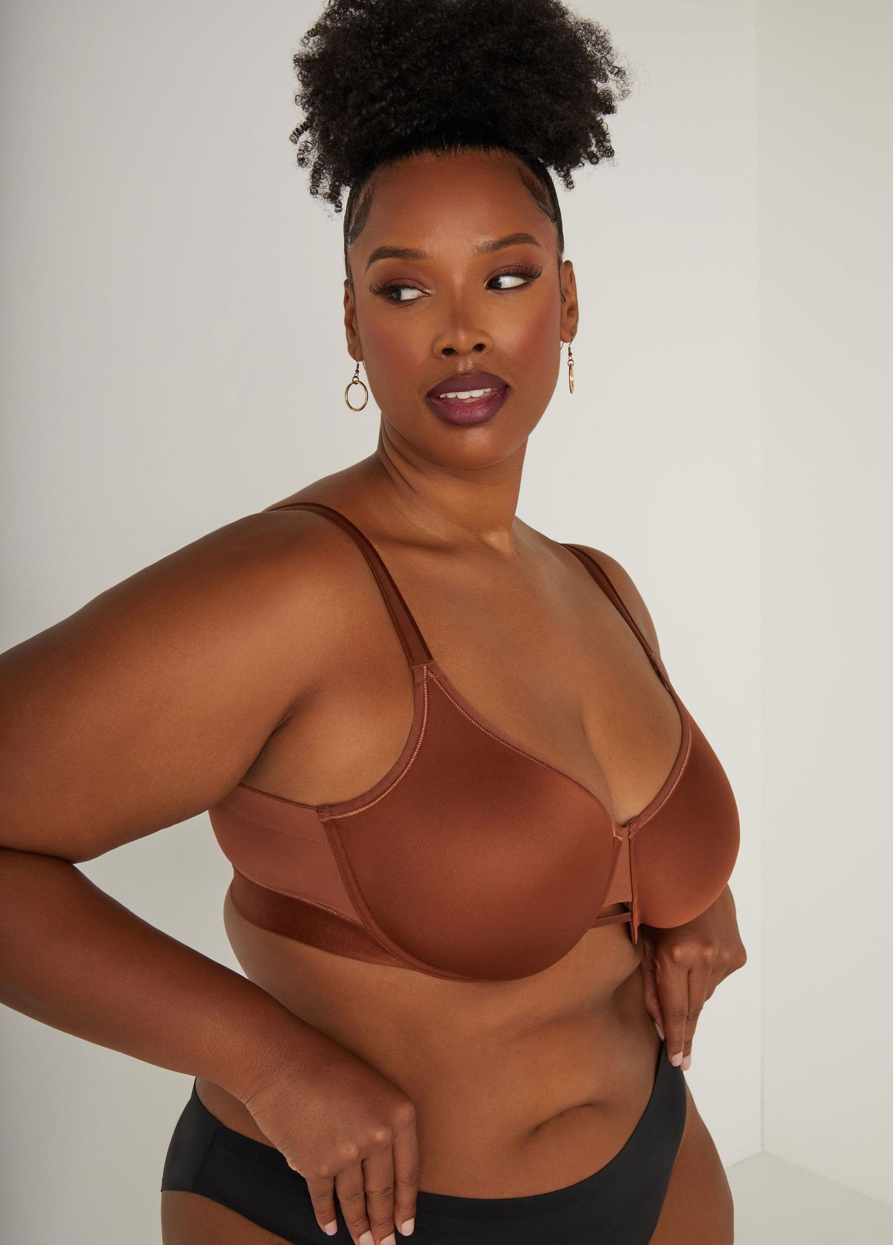 Paneled Side Smoothing Minimizer Bra Product Image
