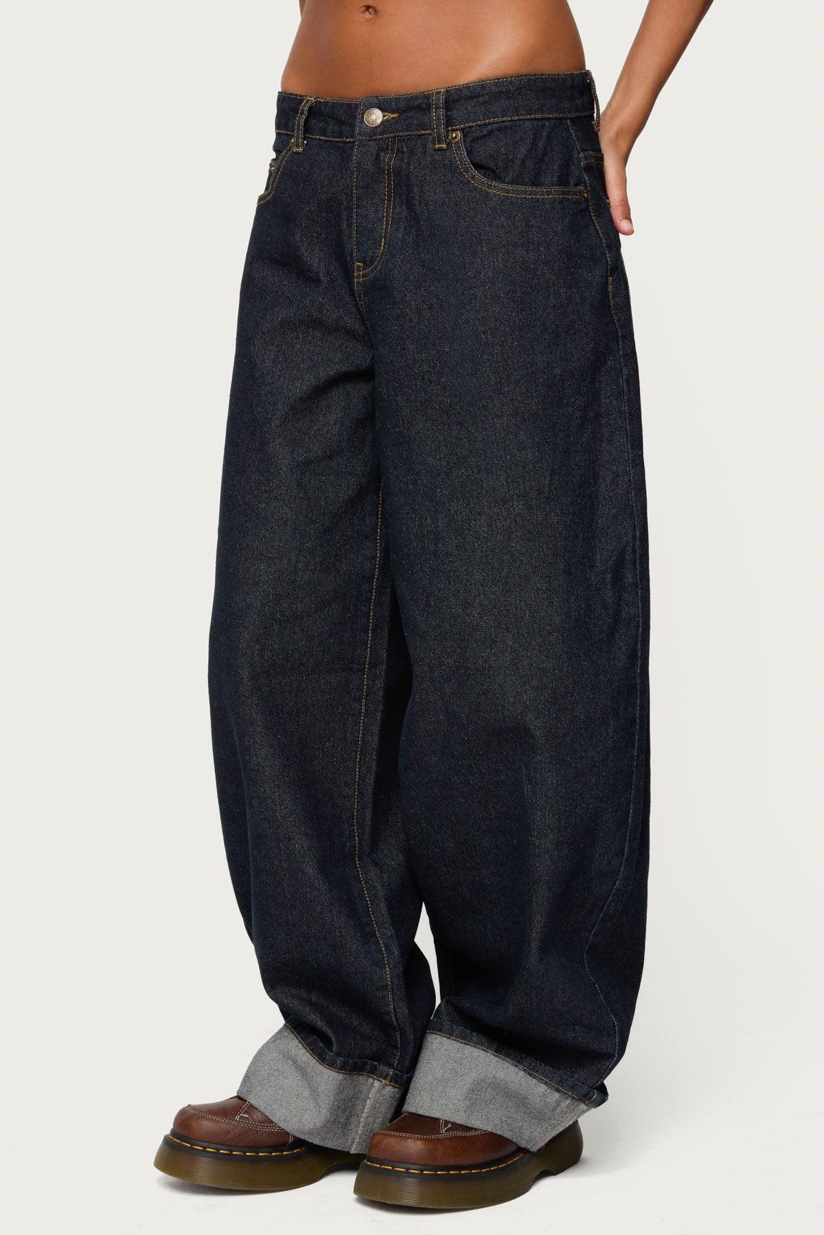 Kella Extra Oversized Low Rise Jeans Product Image
