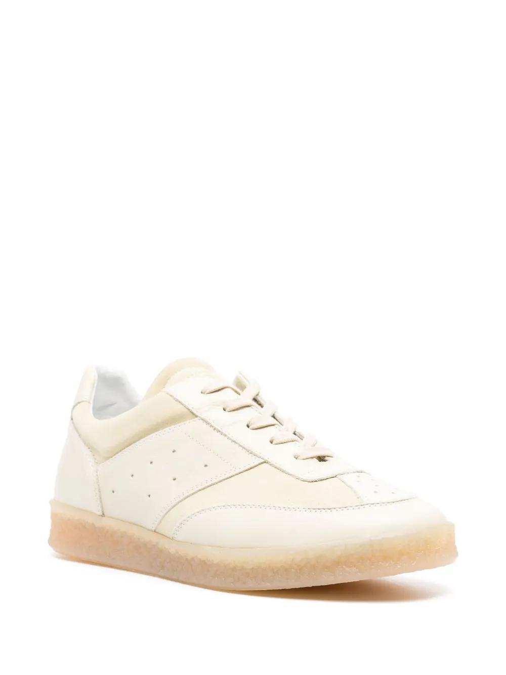 Replica panelled leather sneakers Product Image