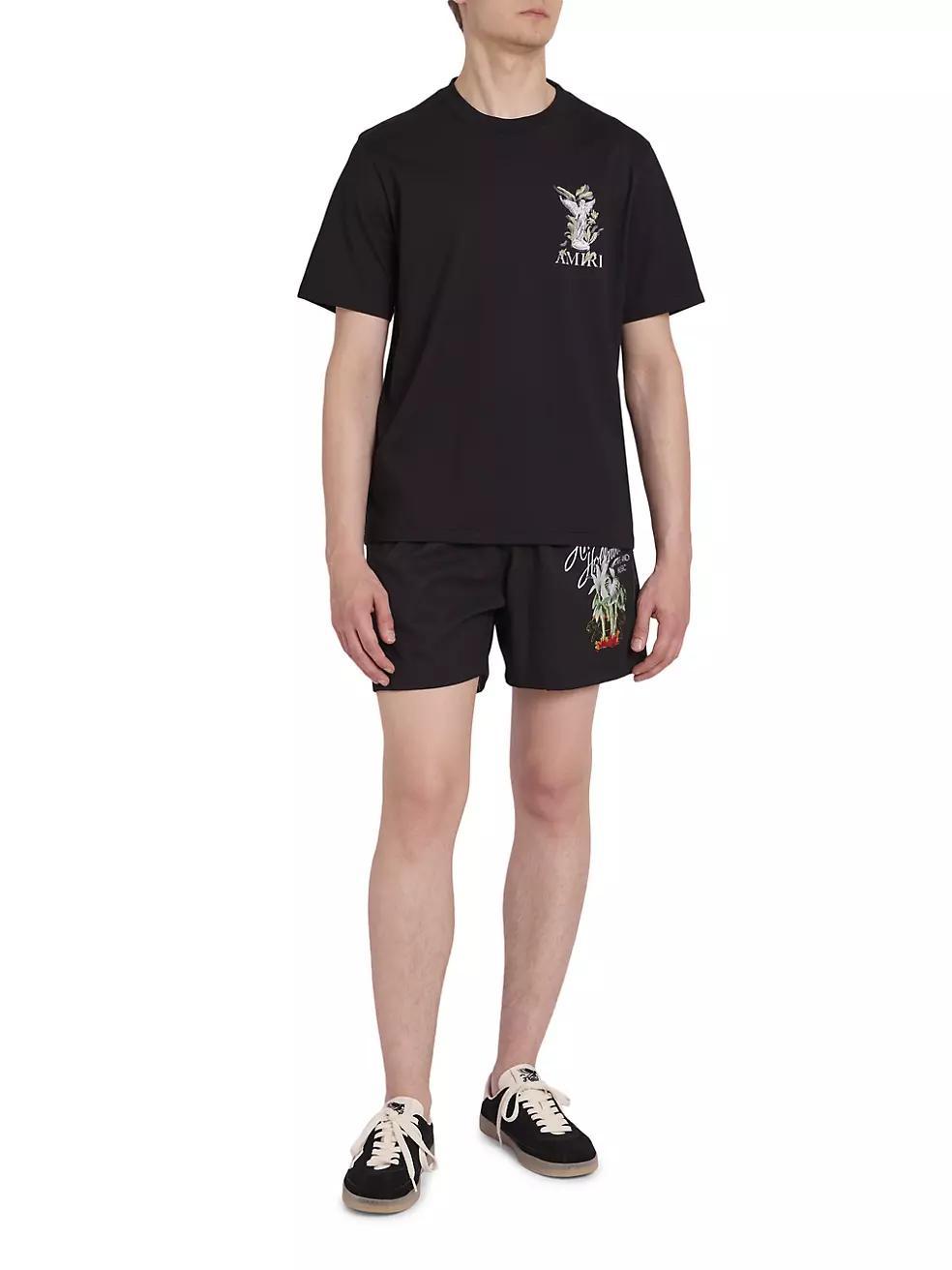 Mens Garden Cotton Crewneck T-Shirt Product Image