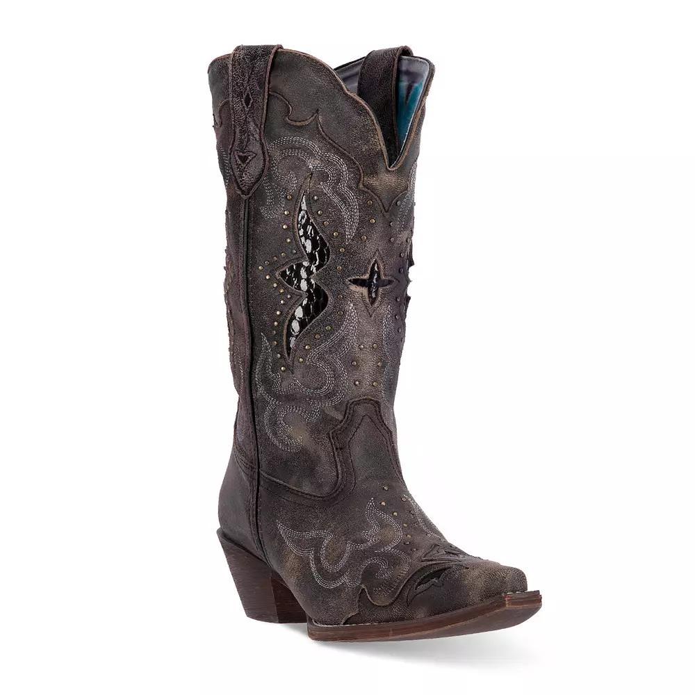 Laredo Lucretia Womens Snakeskin Print Cowboy Boots Product Image