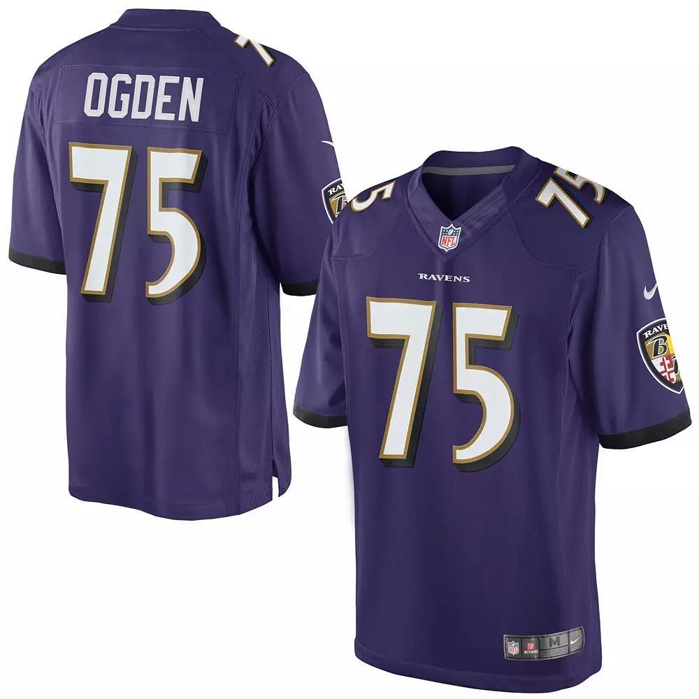 Mens Nike Jonathan Ogden Purple Baltimore Ravens Retired Player Limited Jersey, Men's, Size: Small Product Image