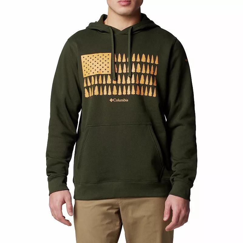 Men's Columbia Trek Graphic Fleece Hoodie, Size: XXL, Delta Tree Product Image