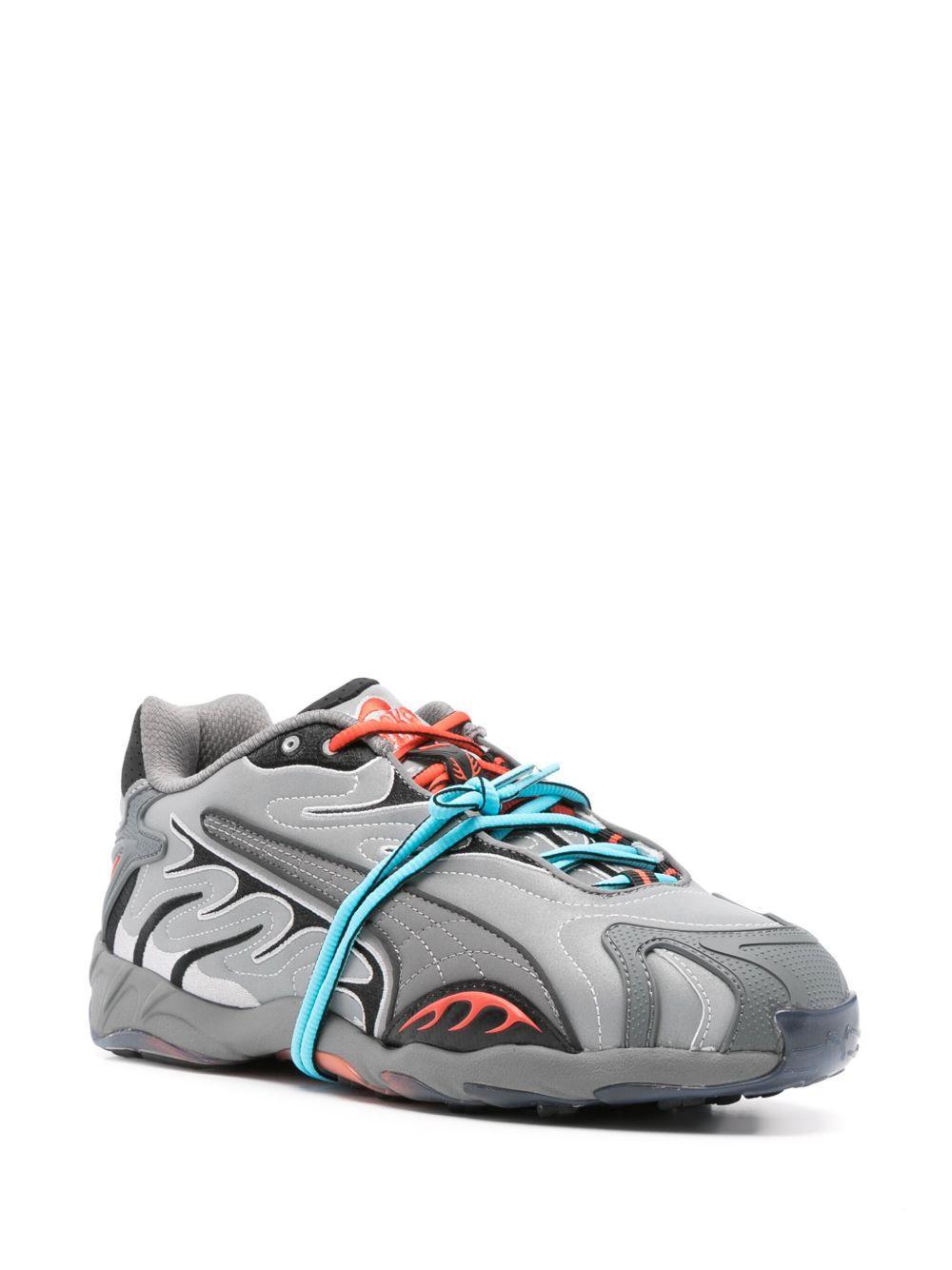 x A$AP Rocky Inhale flame-detail sneakers Product Image