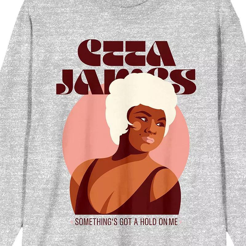 Men's Etta James Something's Got A Hold On Me Graphic Tee, Size: Medium, Gray Product Image