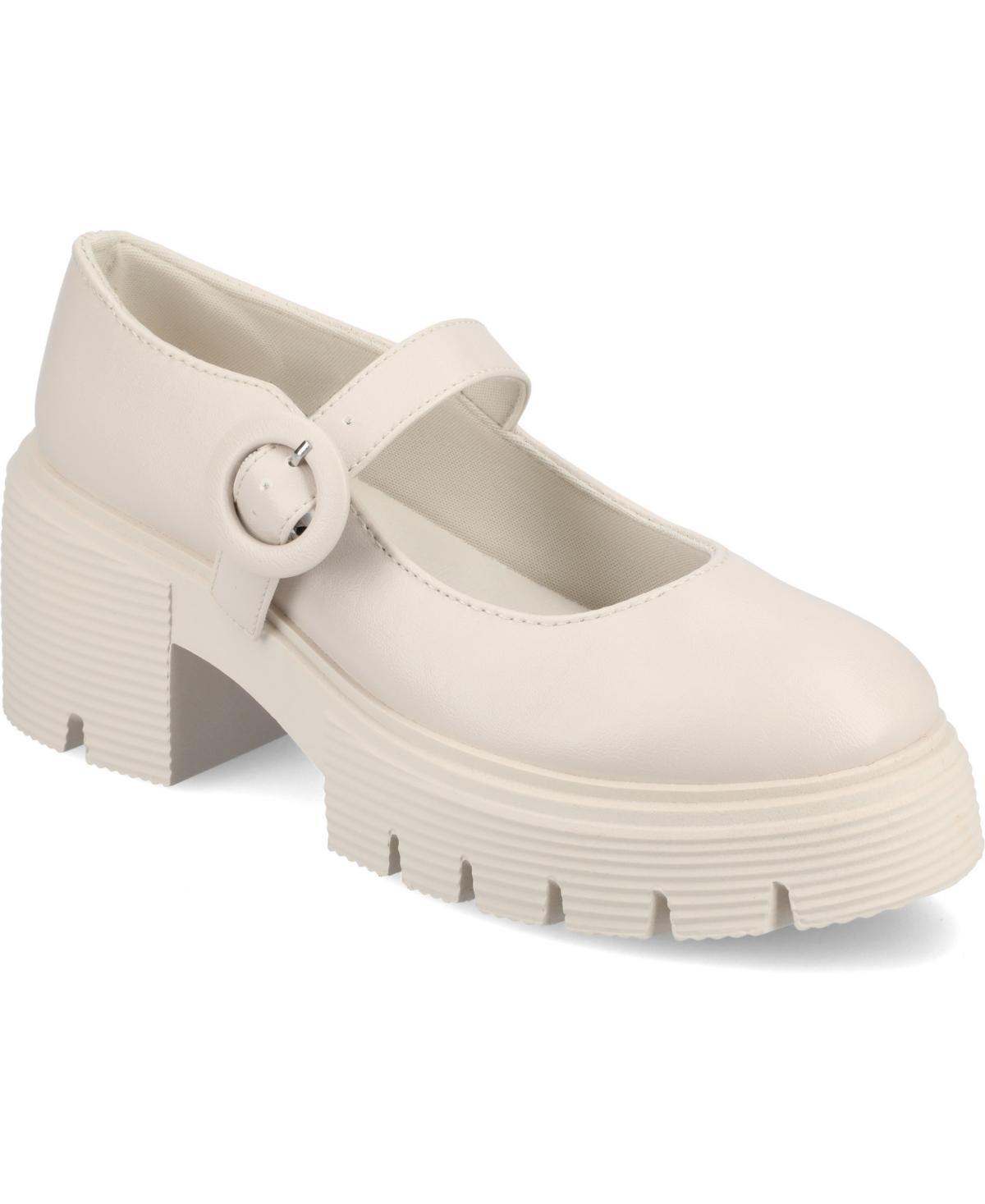 Journee Zarynn Womens Tru Comfort Foam Mary Jane Treaded Outsole Platform Pumps Product Image