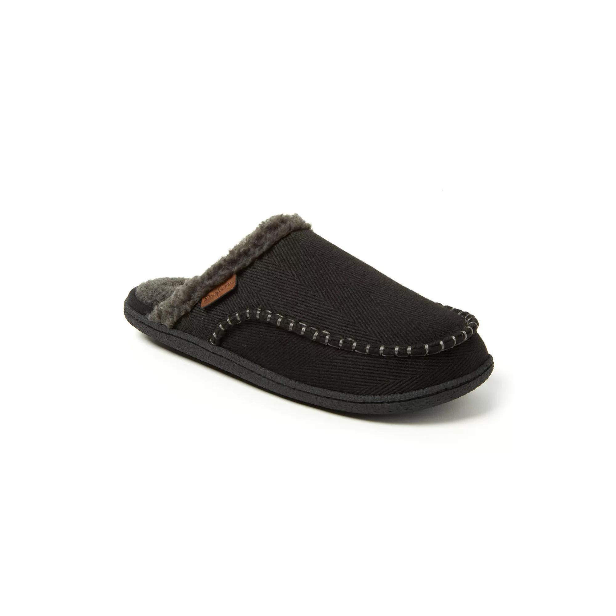 Dearfoams Matthew Men's Moc Toe Scuff Slippers, Size: Large, Brown Product Image