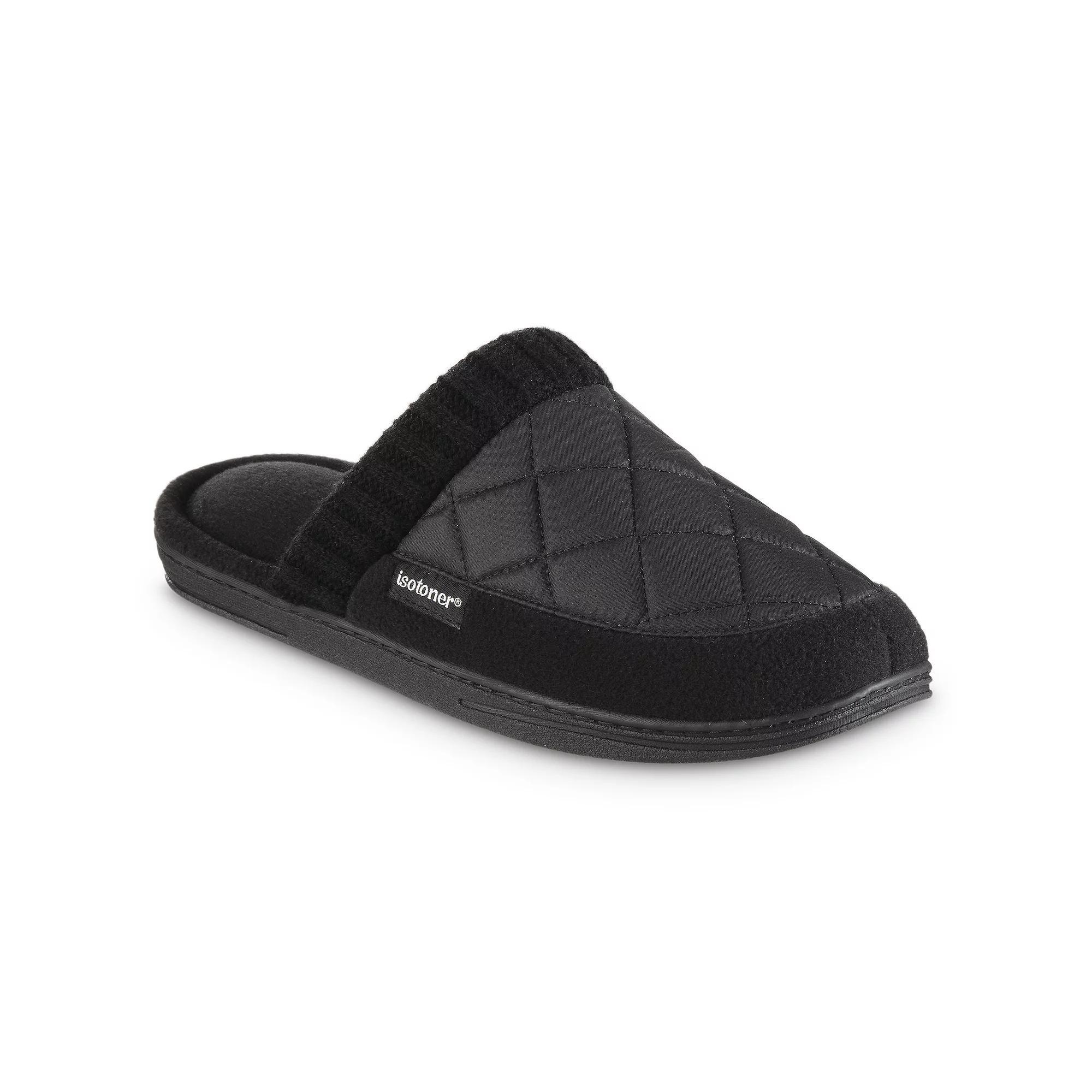 isotoner Levon Men's Quilted Clog Slippers, Size: XL, Blue Product Image
