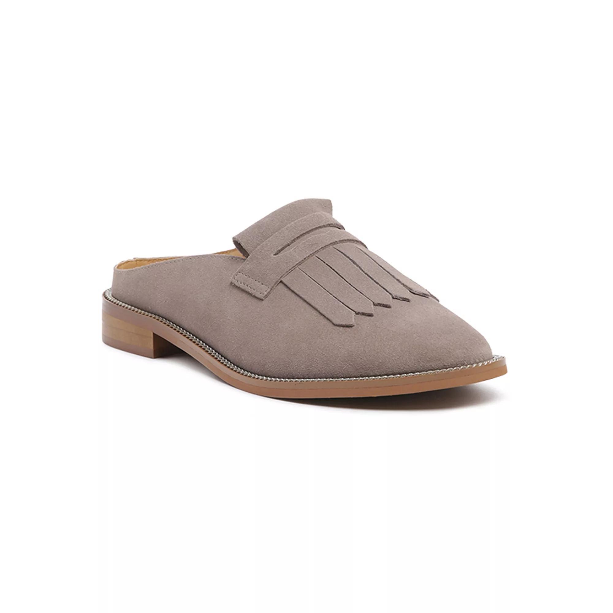 Rag & Co Lena Women's Suede Mules, Size: 6 Product Image