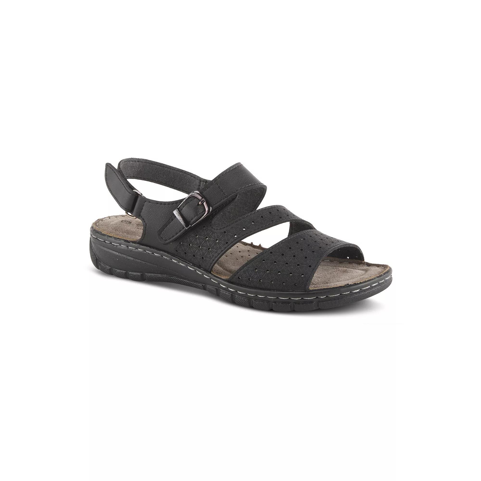 Flexus by Spring Step Harinna Women's Slingback Sandals, Size: 39, Black Product Image