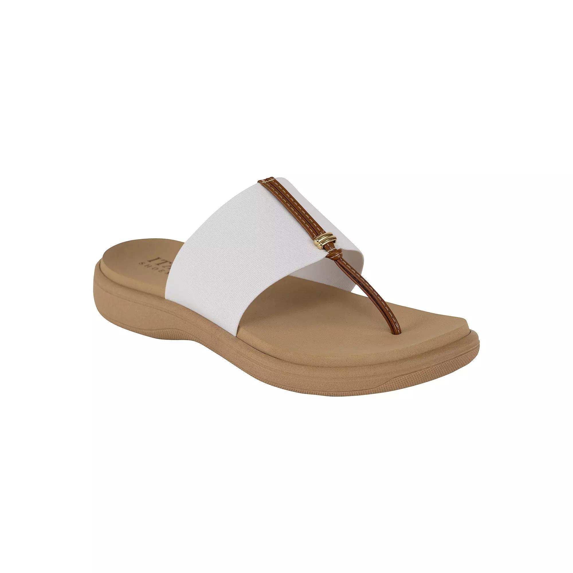 Italian Shoemakers Jahzara Women's Sandals, Size: 10, White Product Image