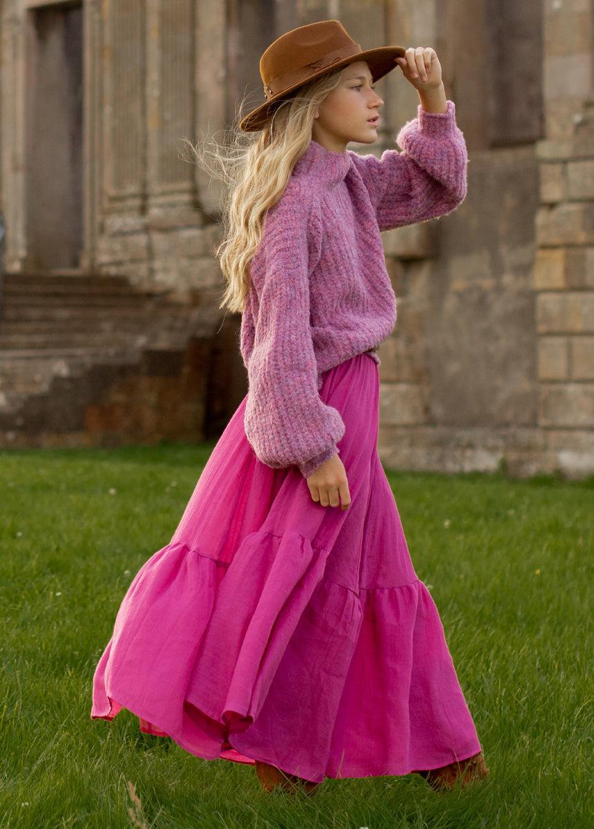 Annabel Skirt in Mulberry Girls Product Image