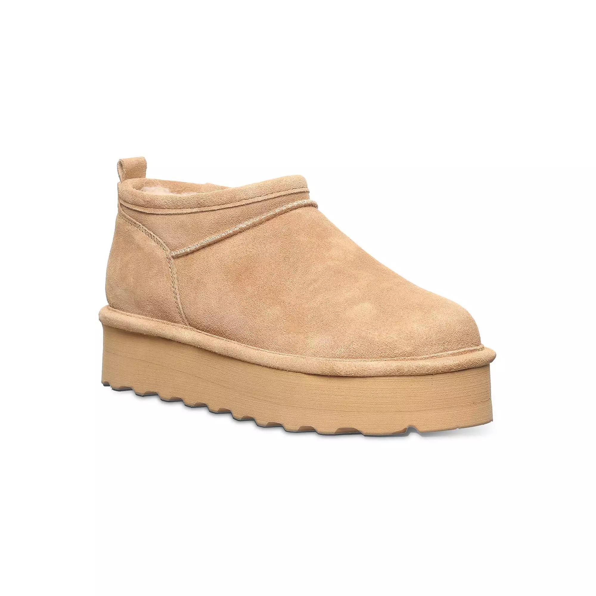 Bearpaw Retro Super Shorty Faux Suede Womens Boots Product Image