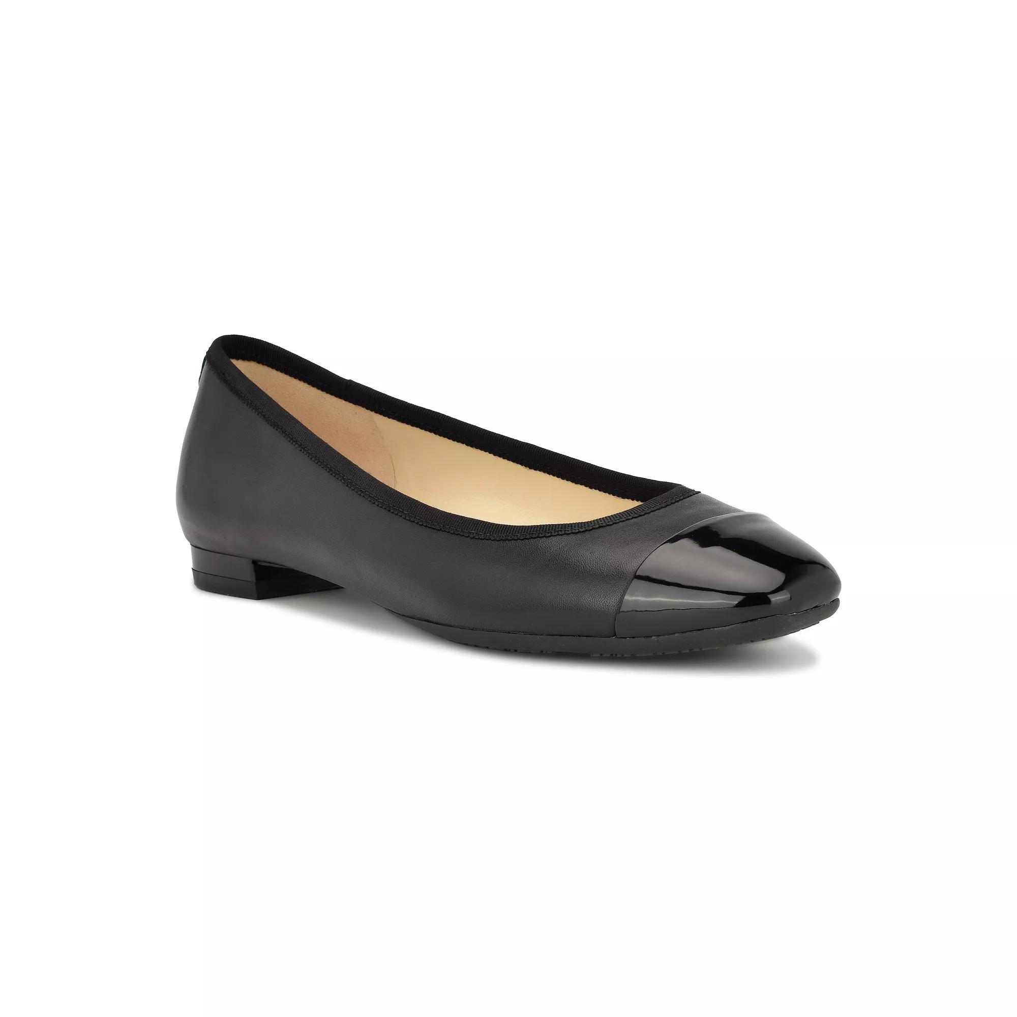 Nine West Ollin Women's 9X9 Slip-On Flats, Size: 6.5, Light Brown Leather Mu Product Image