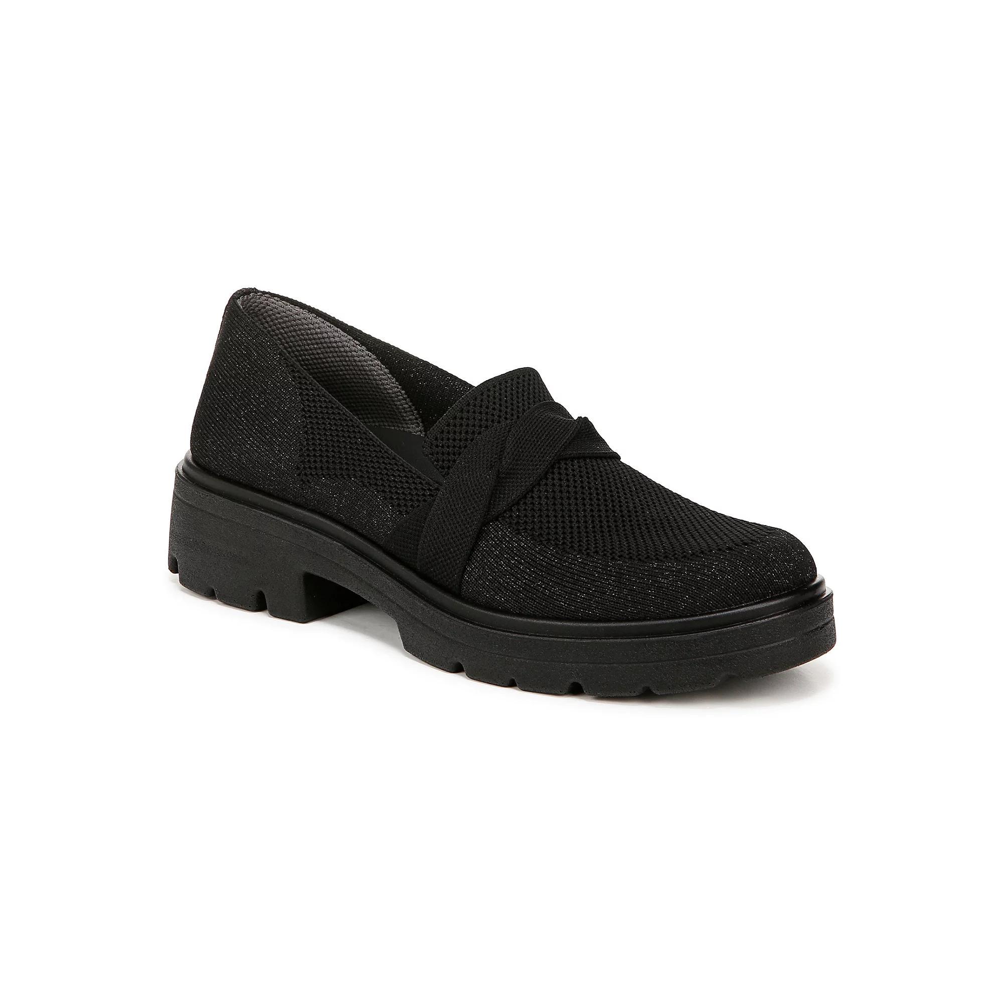 LifeStride Muse Bow Women's Slip-on Loafers, Size: 8, Black Knit Product Image