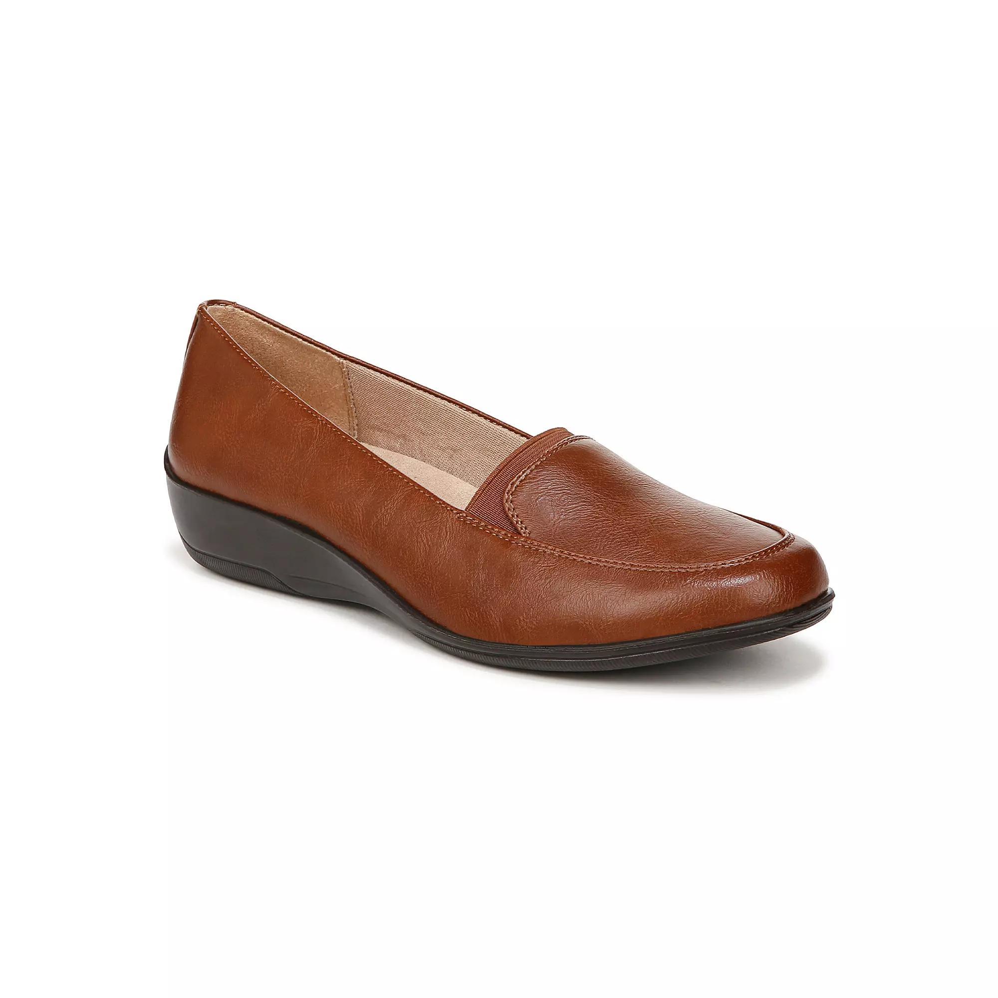 LifeStride Ida Women's Slip-on Loafers, Size: 7.5 Wide, Brown Product Image