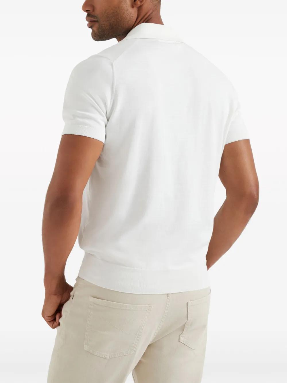 BRUNELLO CUCINELLI Polo Shirt In Beige Product Image