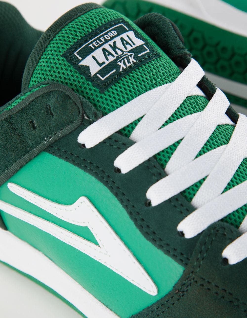 LAKAI Telford Low Mens Shoes - GREEN COMBO Product Image