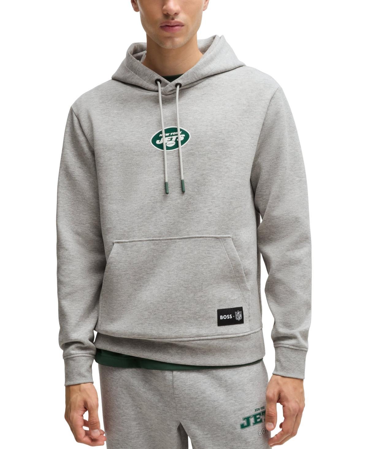 Unisex Hugo Boss Heather Gray Los Angeles Rams Woodson Tri-Blend Hoodie, Adult Unisex, Size: XL, Grey Product Image