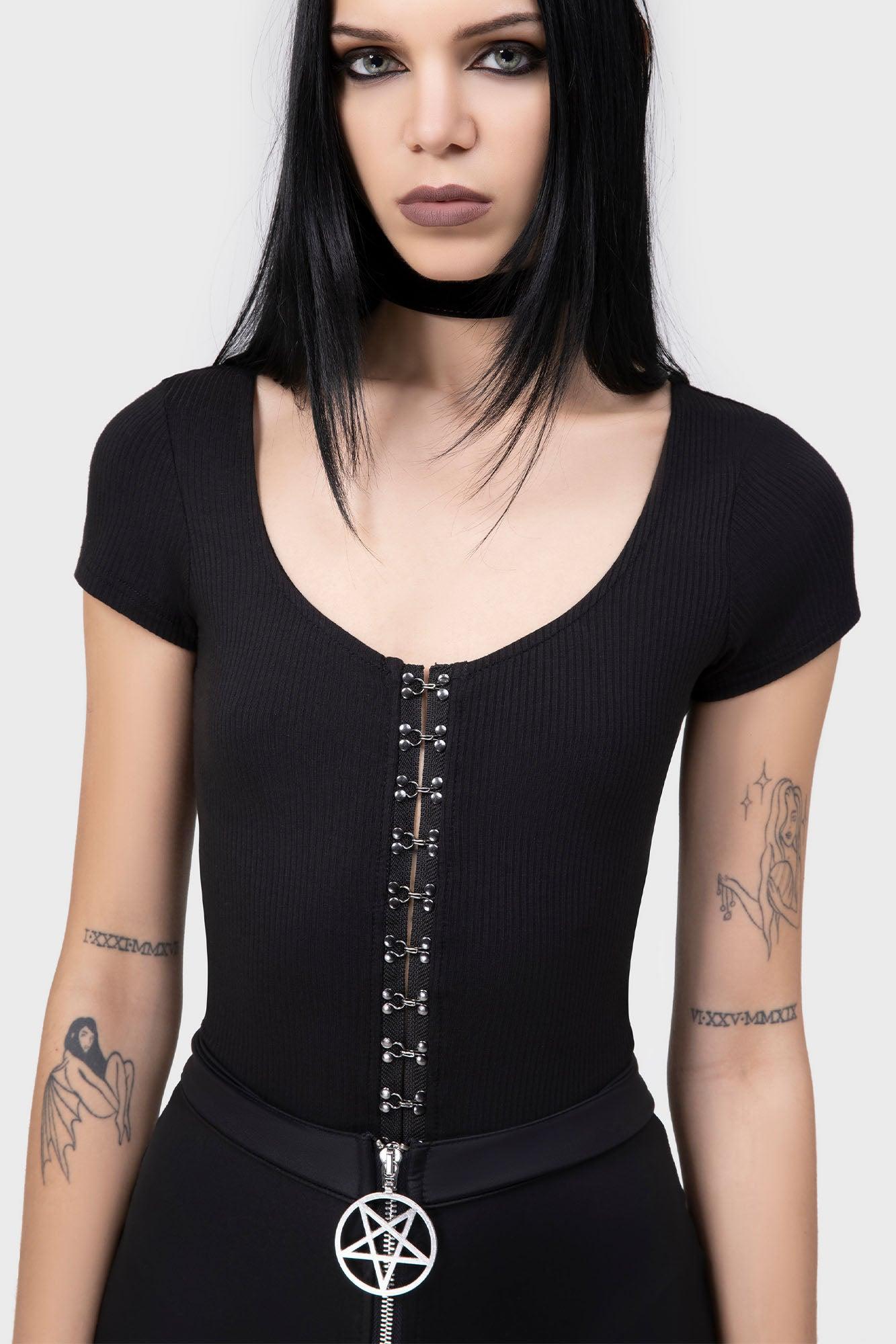 Eye C U Cap-Sleeve Top Female Product Image