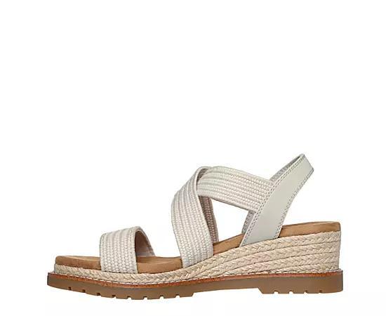 Skechers Womens Uptown Haze Low Wedge Sandal Product Image