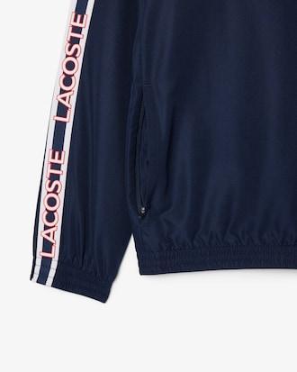 Colour-Block Logo Stripe Tennis Jacket Product Image