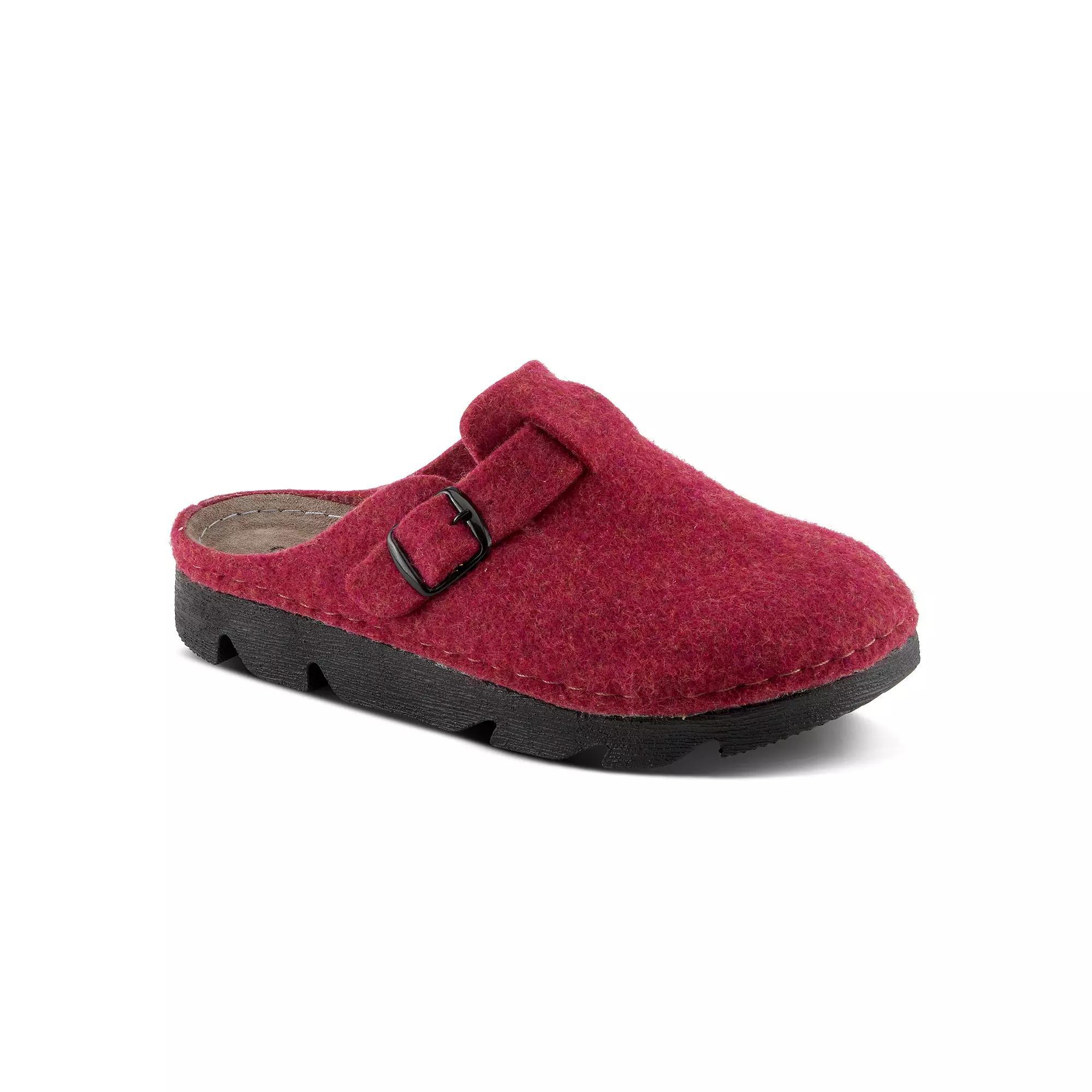 Flexus by Spring Step Clogger Women's Slippers, Size: 39, Red Product Image
