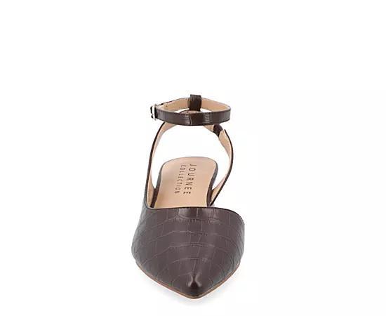 Journee Keefa Womens Heels Brown Product Image