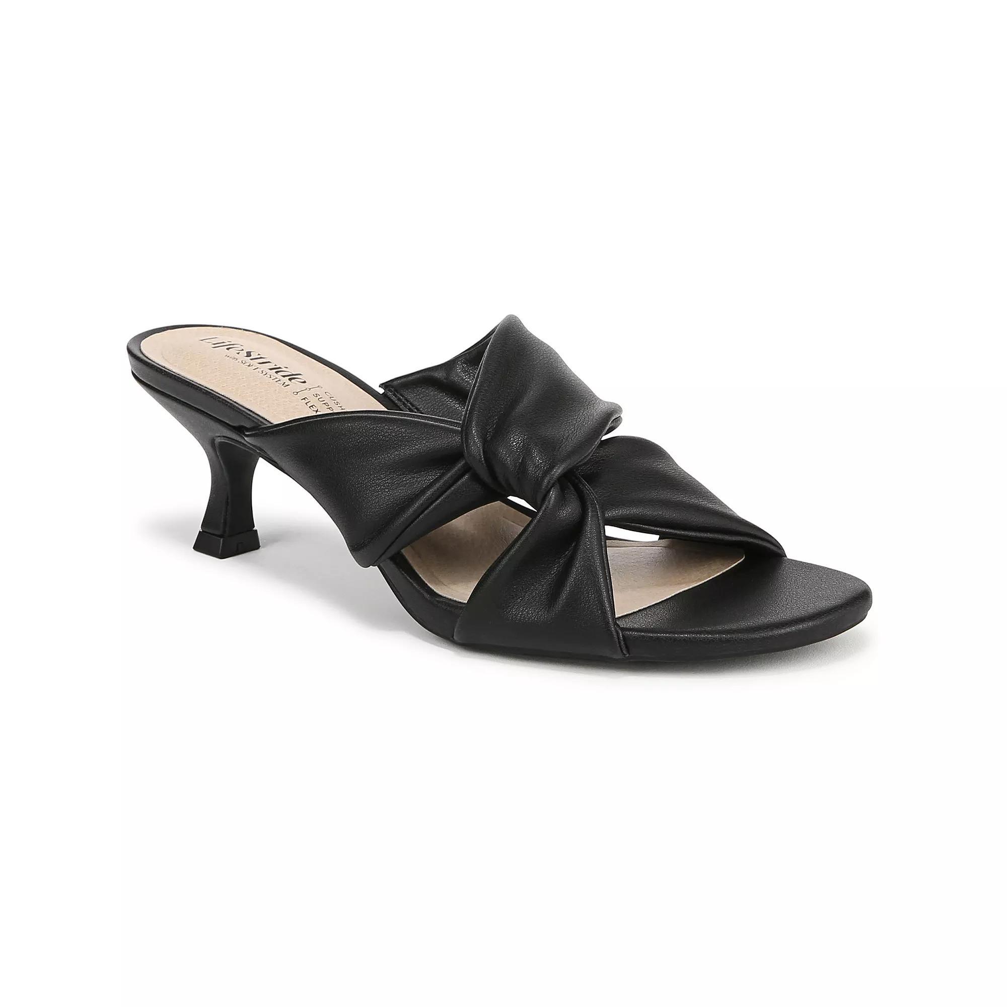 LifeStride Nori Women's High Heel Dress Sandals, Size: 6.5, Black Product Image