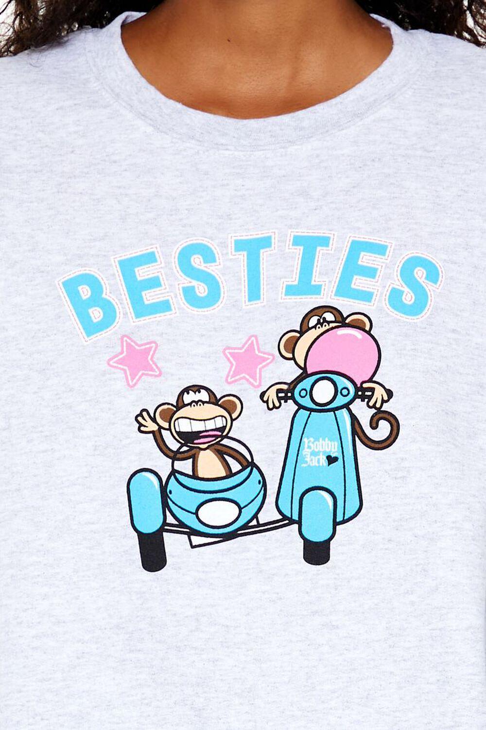 Besties Bobby Fleece Pullover | Forever 21 Product Image