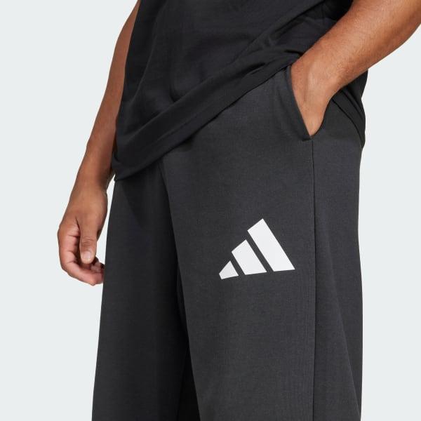 adidas Essentials Wide Leg 3 Bar Logo Pants Warm Clay XL Mens Product Image