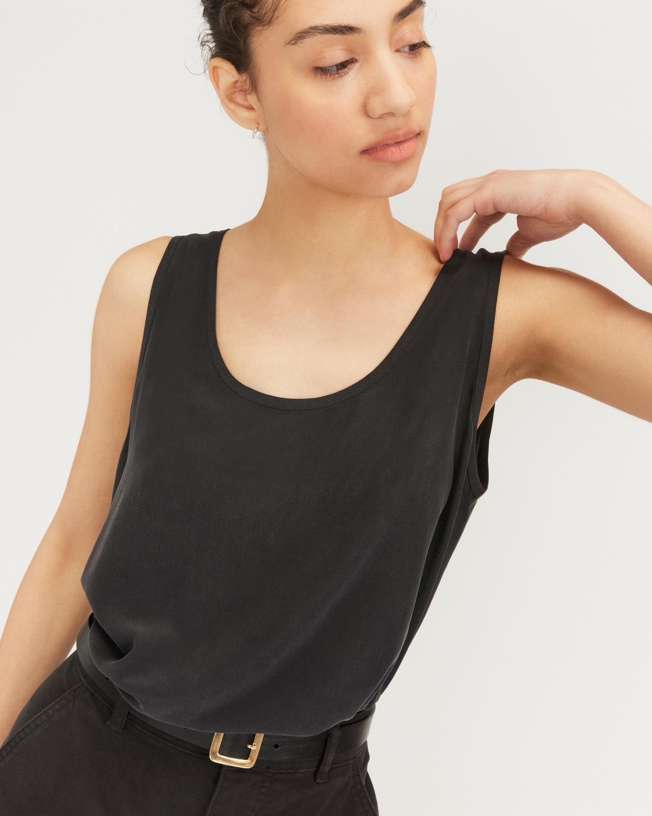 Womens Scoop Tank in Washable Silk by Everlane Product Image