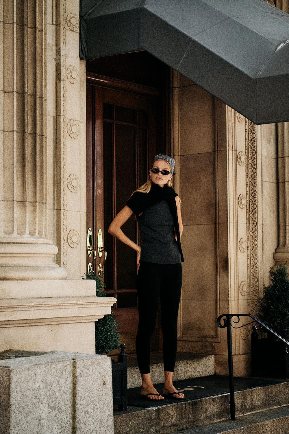 Bodin High Waisted Leggings - Black Product Image